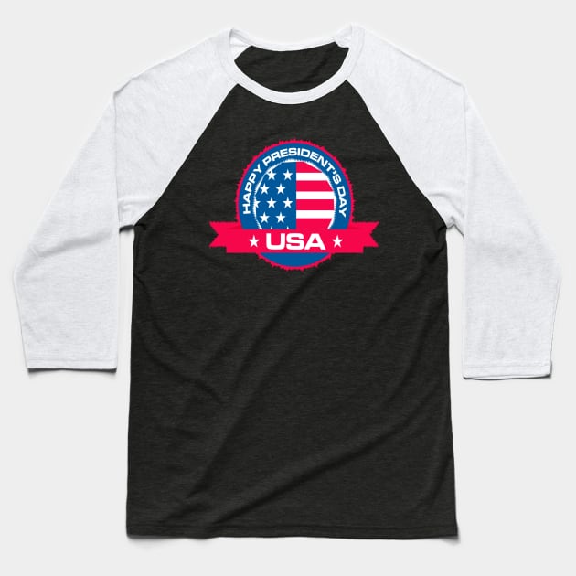 Happy president's day Baseball T-Shirt by aybstore